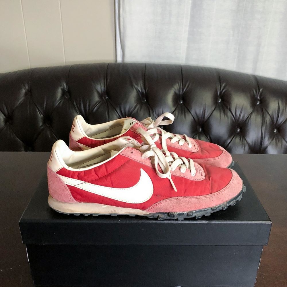 Men's Red Nike Vintage Collection Waffle Racer